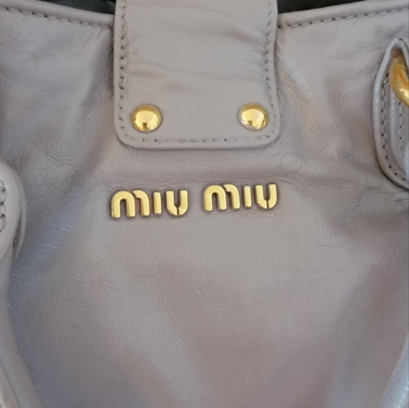 Miu Miu ( PRADA) SMALL BOW BAG AND WALLET AUTHENTIC ,2 FOR  1 SET!! - Picture 5 of 15